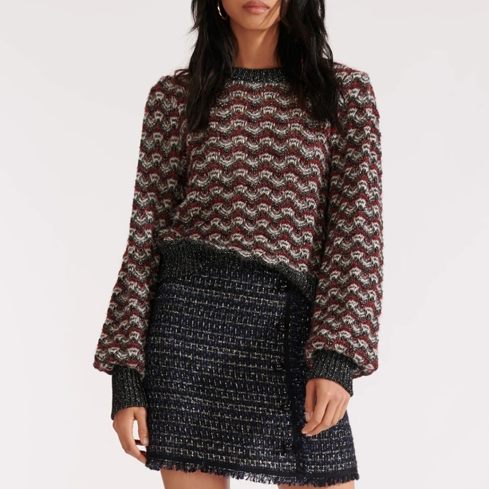 Veronica Beard Ruth Crew Neck Sweater XS NWT